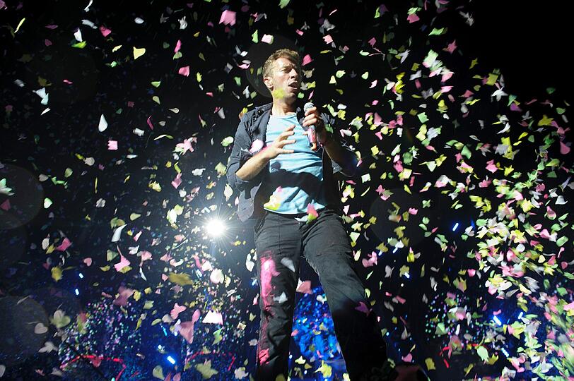 Sehen Sie hier noch mehr Bilder vom Coldplay-Konzert in München.