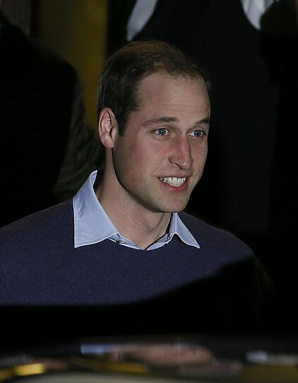 William nach dem Besuch bei seiner Kate.