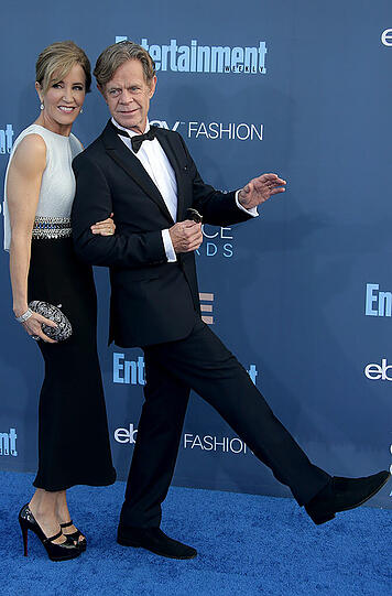 William H. Macy und seine Ehefrau Felicity Huffman