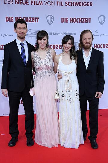 Benjamin Ebrecht, Daniela Reichert, Melanie Reichert und Christopher Loyr