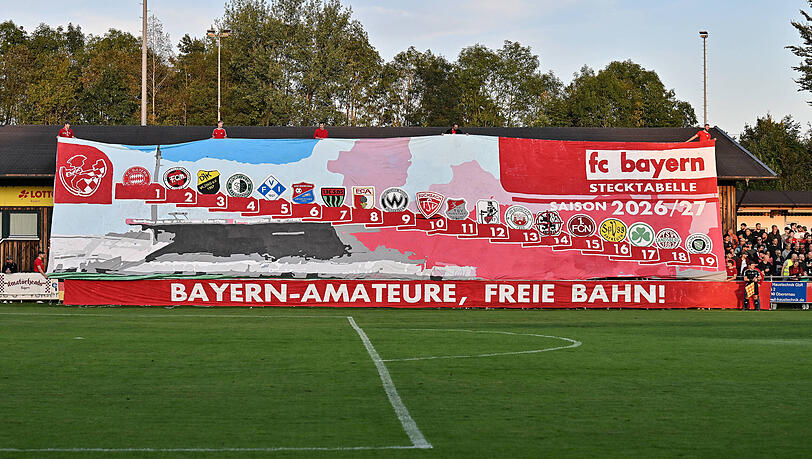 Ein kleiner Vorgeschmack auf das Lokalderby: Die Fans des FC Bayern stichelten j&uuml;ngst gegen den TSV 1860.