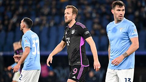 Harry Kane und die Bayern kassierten in Rom eine Niederlage.