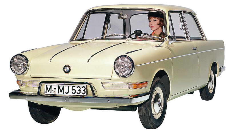 Der Retter aus den Sixties: der BMW 700, offiziell LS Luxus genannt. In den Sechzigern sorgt die agile Limousine mit 190 000 verkauften Exemplaren dafür, dass der Autobauer nicht untergeht