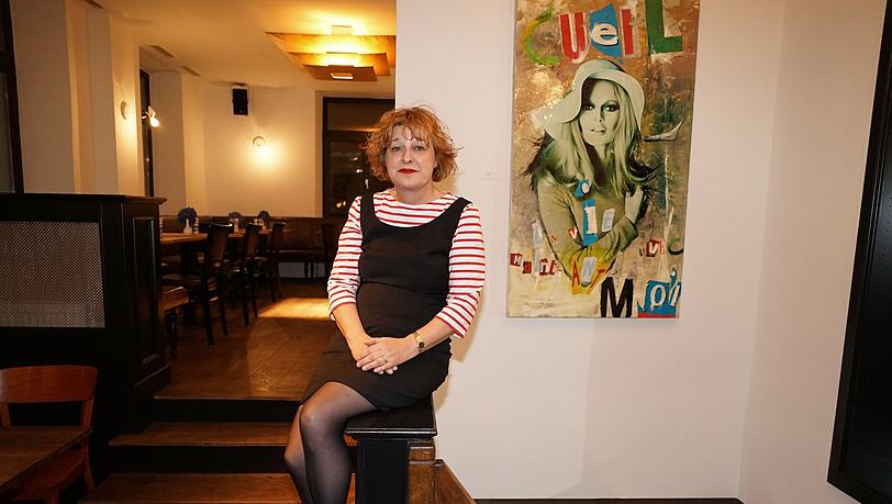 Chefin Claudia Lahm in ihrer neu eröffneten Brasserie.