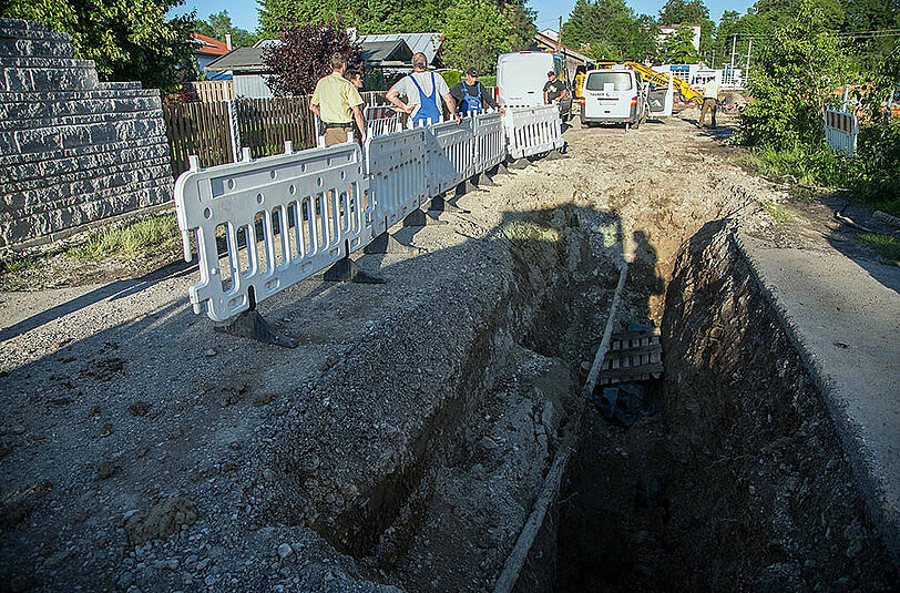 Blindgänger-Fund in Traunstein. Alle Bilder von Bombe und Entschärfung.