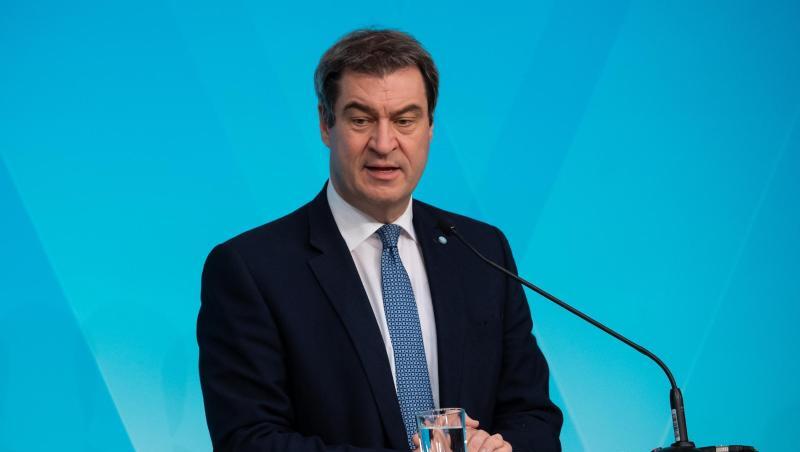 Markus Söder (CSU) spricht bei einer Pressekonferenz. Foto: Sven Hoppe/dpa-POOL/dpa/Archivbild