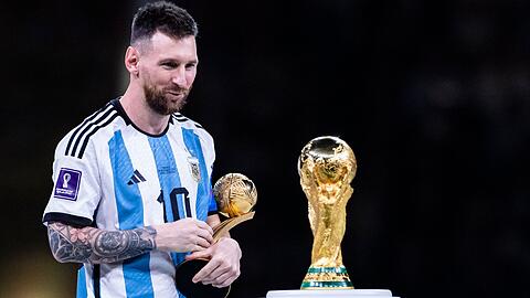 Holt er sich wie 2022 in Katar wieder den Pokal? Lionel Messi. (Archivbild)