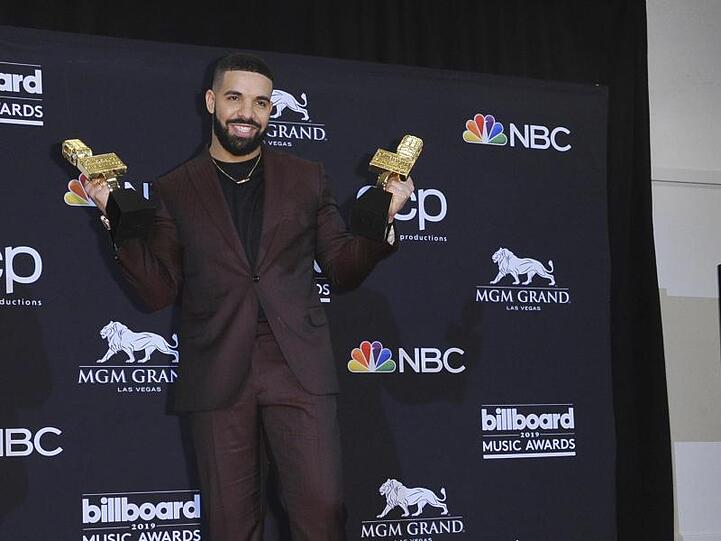 Der kanadische R&B-Star Drake räumte bei den Billboard Music Awards 2019 richtig ab.