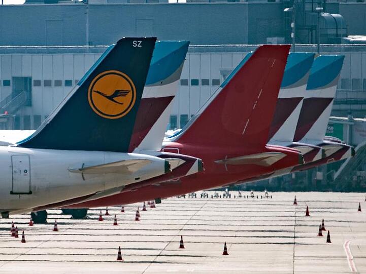 Der Lufthansa-Konzern verkleinert seine Flotte und nimmt den Flugbetrieb bei Germanwings nicht wieder auf.