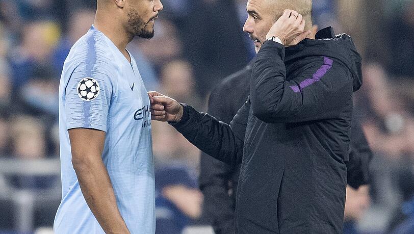 Pep Guardiola war der gro&szlig;e Lehrmeister von Vincent Kompany.
