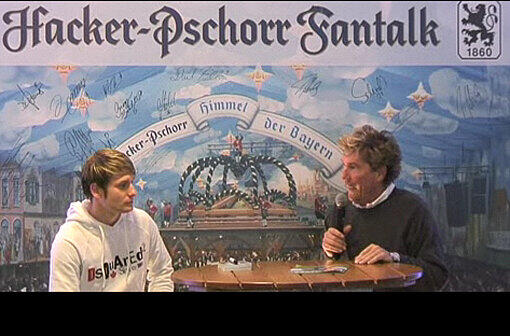 Archivbild: Daniel Halfar im Hacker Pschorr Fantalk.