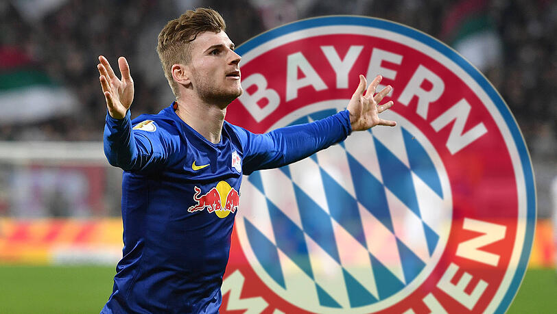Ein Kandidat für den FC Bayern? Timo Werner von RB Leipzig. Ein Kandidat für den FC Bayern? Timo Werner von RB Leipzig.