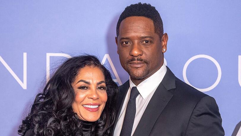 Blair Underwood 2023 mit seiner damaligen Verlobten und jetzigen Gattin Josie Hart.