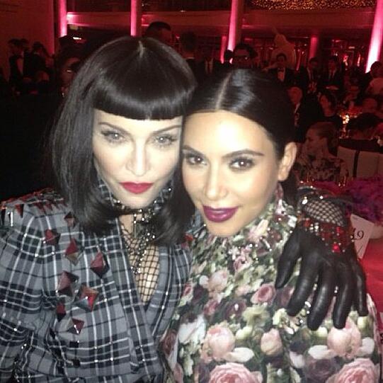 Divas unter sich: Madonna und Kim Kardashian