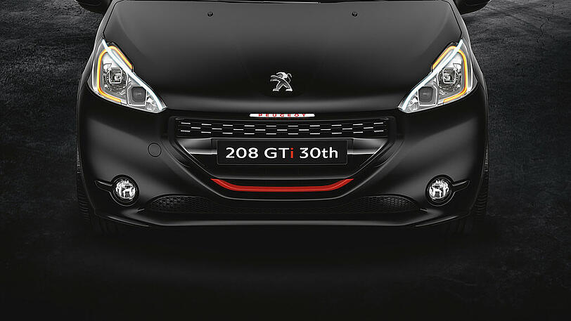 Der Jubiläums-208 namens GTi 30th ist komplett auf einen sportlichen Auftritt ausgelegt.