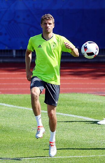 Vor dem Viertelfinale gegen Italien: Die Bilder vom Abschlusstraining der deutschen Nationalmannschaft.