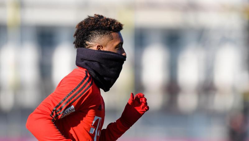 Kingsley Coman vom FC Bayern München während einer Trainingseinheit. Foto: Matthias Balk/Archiv Kingsley Coman vom FC Bayern München während einer Trainingseinheit. Foto: Matthias Balk/Archiv