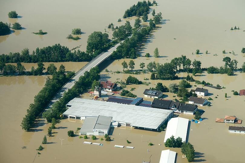 Aktuelle Fotos vom Hochwasser in Deggendorf: Fotos von der Flut.