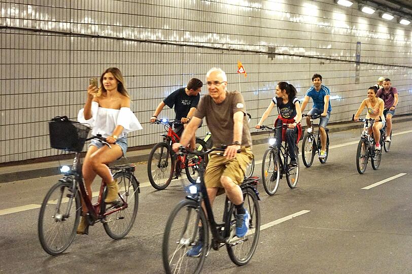 Über 16.000 Münchner waren bei der siebten Radlnacht dabei. Die Bilder.