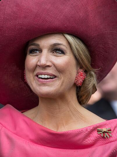 Königin Maxima hat offensichtlich Spaß in München. Die Bilder des Tages.