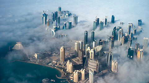 Die Skyline von Katar