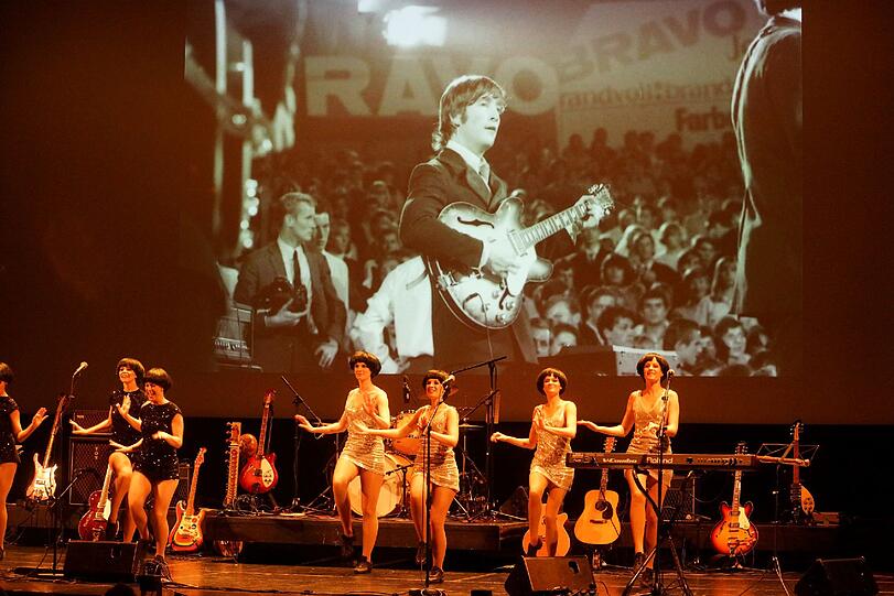 Im Gasteig zeigt Filmemacher Klaus Bichlmeier das Beatles-Musical mit Kurzfilmen. So war die Premiere.