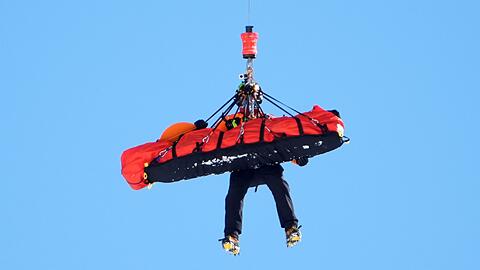 Lindsey Vonn wurde nach ihrem Sturz mit dem Helikopter abtransportiert. (Archivbild)