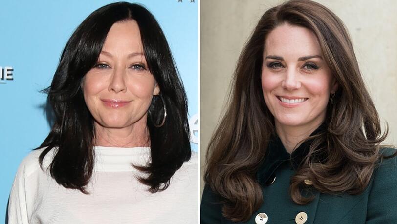 Shannen Doherty (li.) zeigt ihre Bewunderung für Prinzessin Kate bei Instagram.