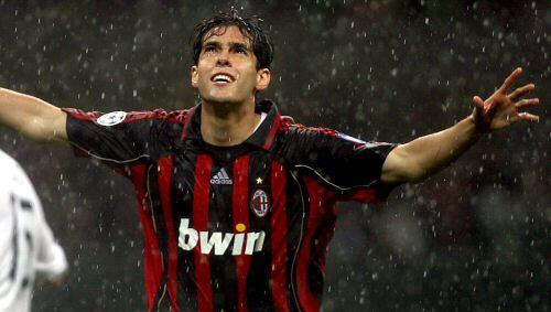 Jubelt weiter im Milan-Trikot: Superstar Kaka. Jubelt weiter im Milan-Trikot: Superstar Kaka.