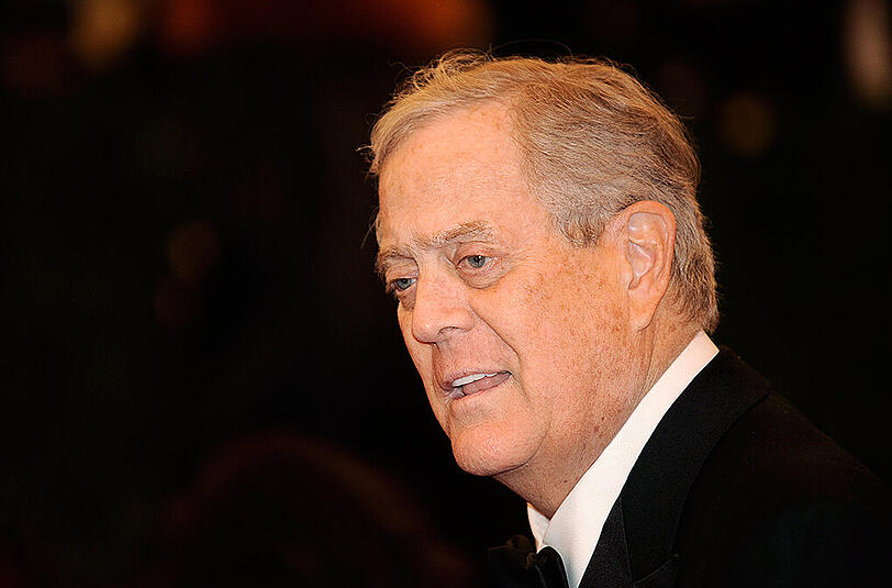 Platz 10: Der Industrielle David Koch besitzt 39,6 Milliarden Dollar Vermögen.
