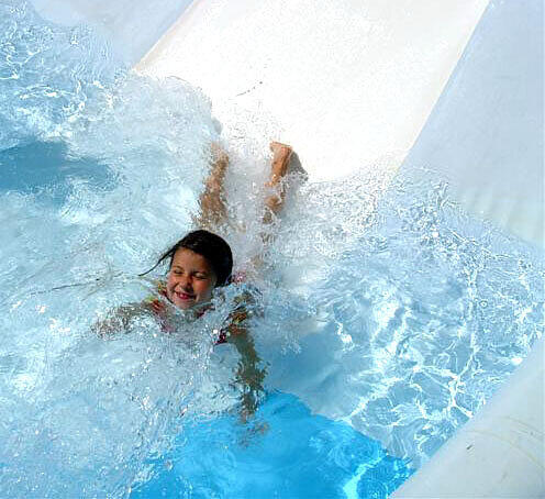 Badespaß im Wasser.