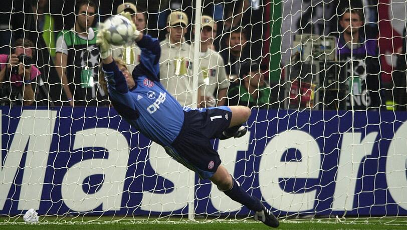 Hielt im Champions-League-Finale 2001 drei Elfmeter: Oliver Kahn.