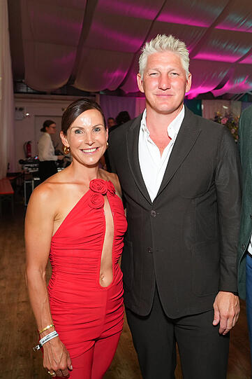 Bastian Schweinsteiger und Sabrina Mockenhaupt-Gregor