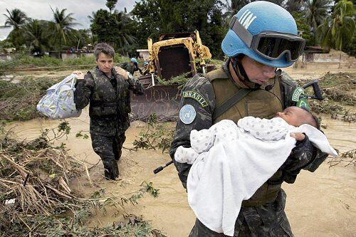 Haiti: UN-Blauhelme in humanitärer Mission