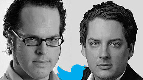 Twittern für die AZ: Patrick Strasser und Florian Bogner.