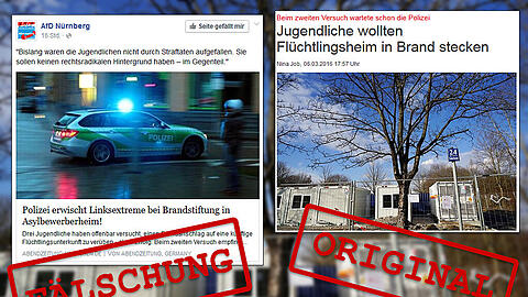So dreist fälschte die AfD Nürnberg unsere Artikel-Überschrift.