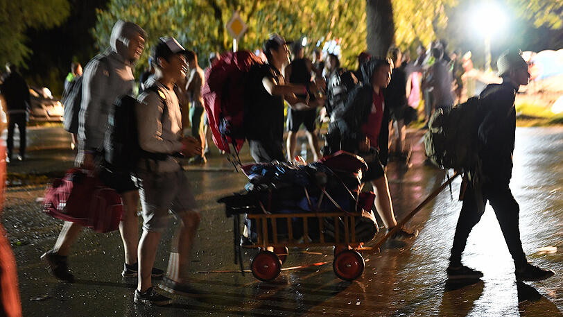 Unwetter-Chaos beim Chiemsee Summer 2017. Die Bilder.