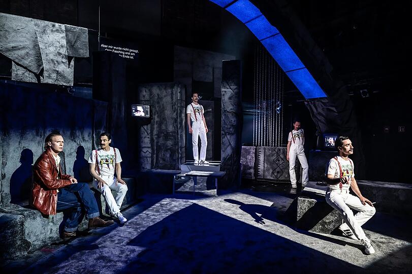 Niklas Mitteregger (links), Vincent Glander, Thomas Hauser, Max Mayer, Pujan Sadri