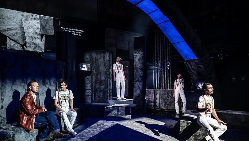 Niklas Mitteregger (links), Vincent Glander, Thomas Hauser, Max Mayer, Pujan Sadri