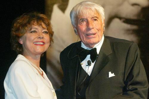 Simone Rethel und Johannes Heesters.