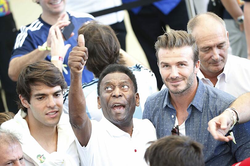 Kaka, Pele und David Beckham