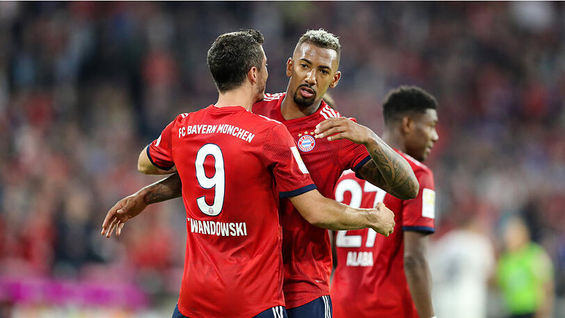 Haben beide einen stabilen Platz im Kader des FC Bayern: Robert Lewandowski (l.) und Jérôme Boateng.