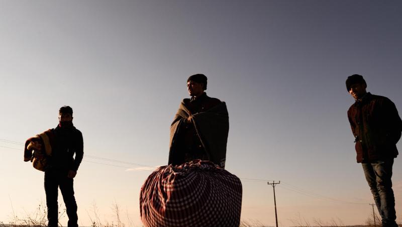 Migranten Anfang März an der türkisch-griechischen Grenze. Migranten Anfang März an der türkisch-griechischen Grenze.