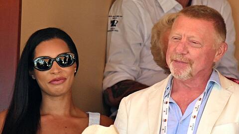 Lilian de Carvalho Monteiro und Boris Becker verfolgten das Tennis-Match in Monte Carlo Seite an Seite.