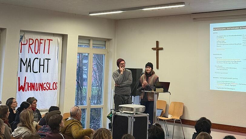 Einer von vielen Vortrag und Workshops auf der Leerstandskonferenz im Gemeindesaal der St. Philippus Kirchengemeinde.