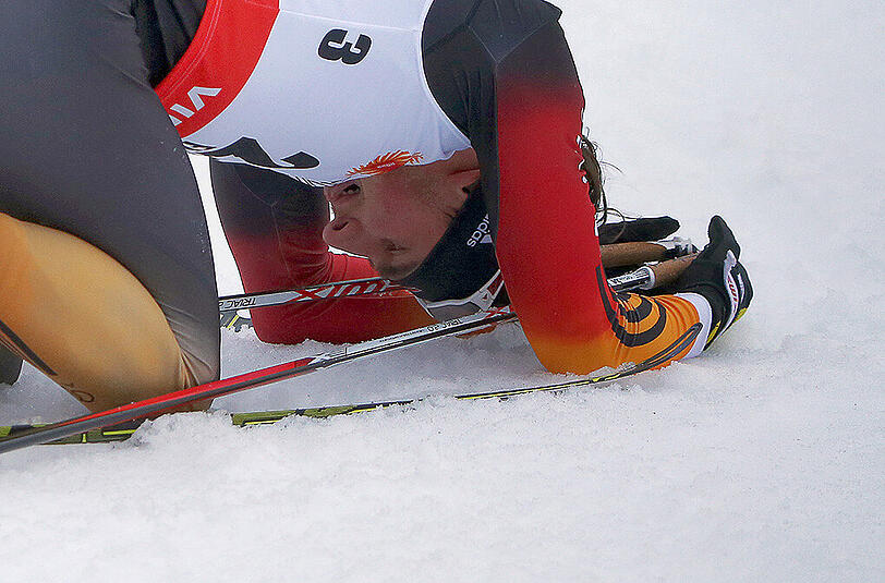 Sogar Rang fünf schien am Samstag am Holmenkollen möglich, dann jedoch verließen Jonas Dobler die Kräfte.