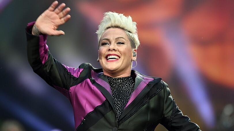 Sängerin Pink bei ihrem Konzert in Köln.
