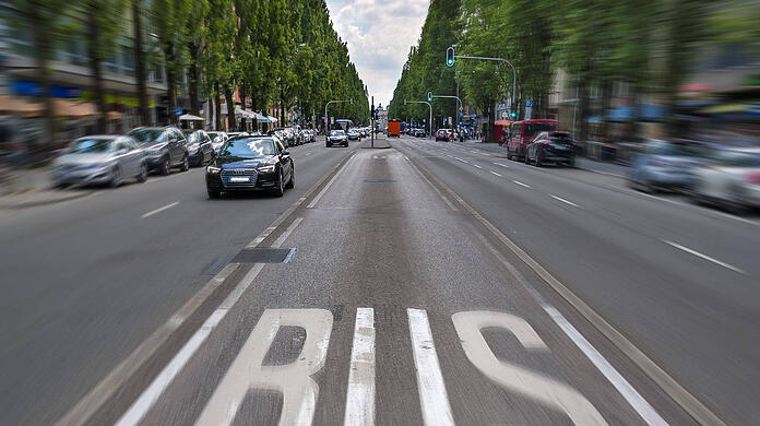 Der Vorfall hat sich auf der Leopoldstraße ereignet. (Archivbild)