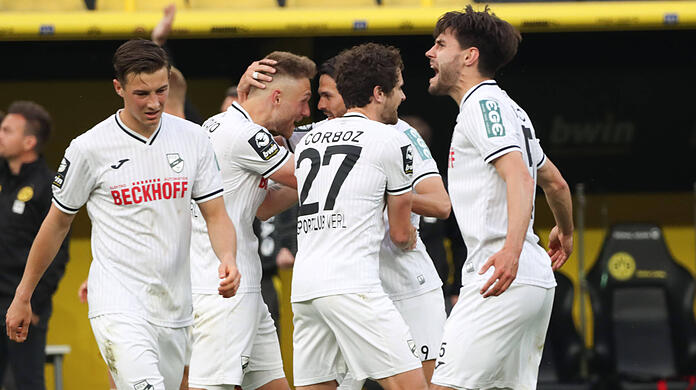 Der SC Verl hat sich bei Borussia Dortmund durchgesetzt.
