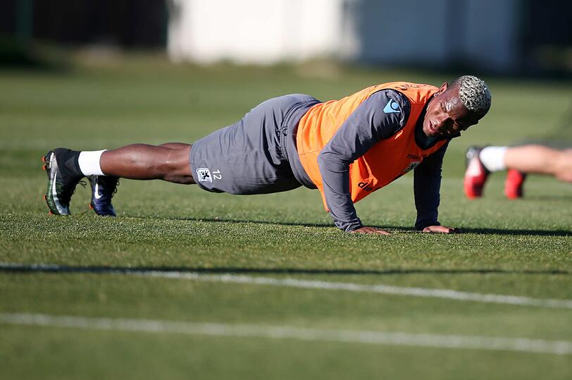 Die Bilder vom Dienstagstraining der Löwen in Troia.